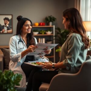 Dietas com acompanhamento profissional para perda de peso saudável